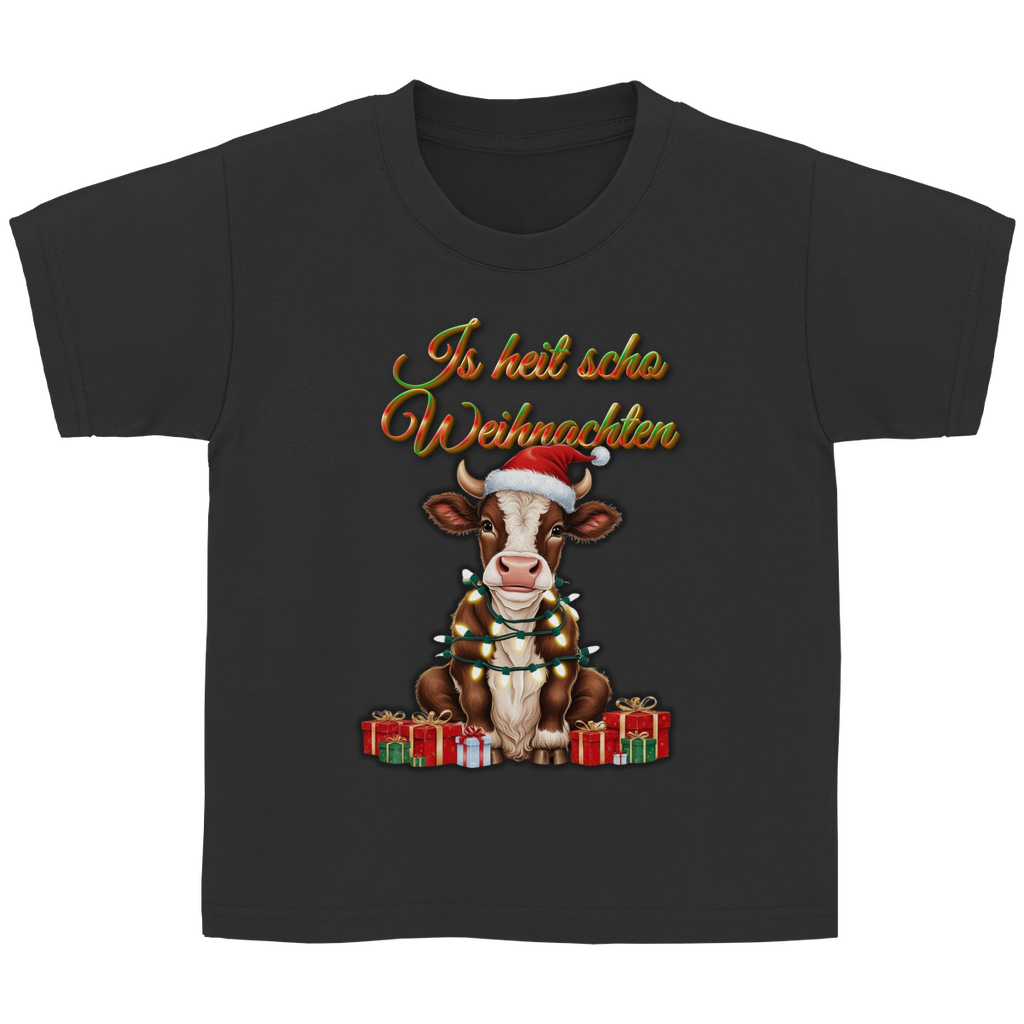 Kinder Basic T-Shirt Is heit scho Weihnachten