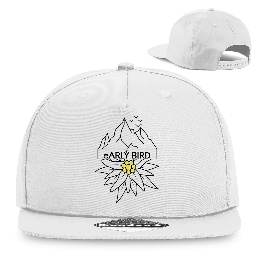 Snapback Rapper Cap Edelweiß