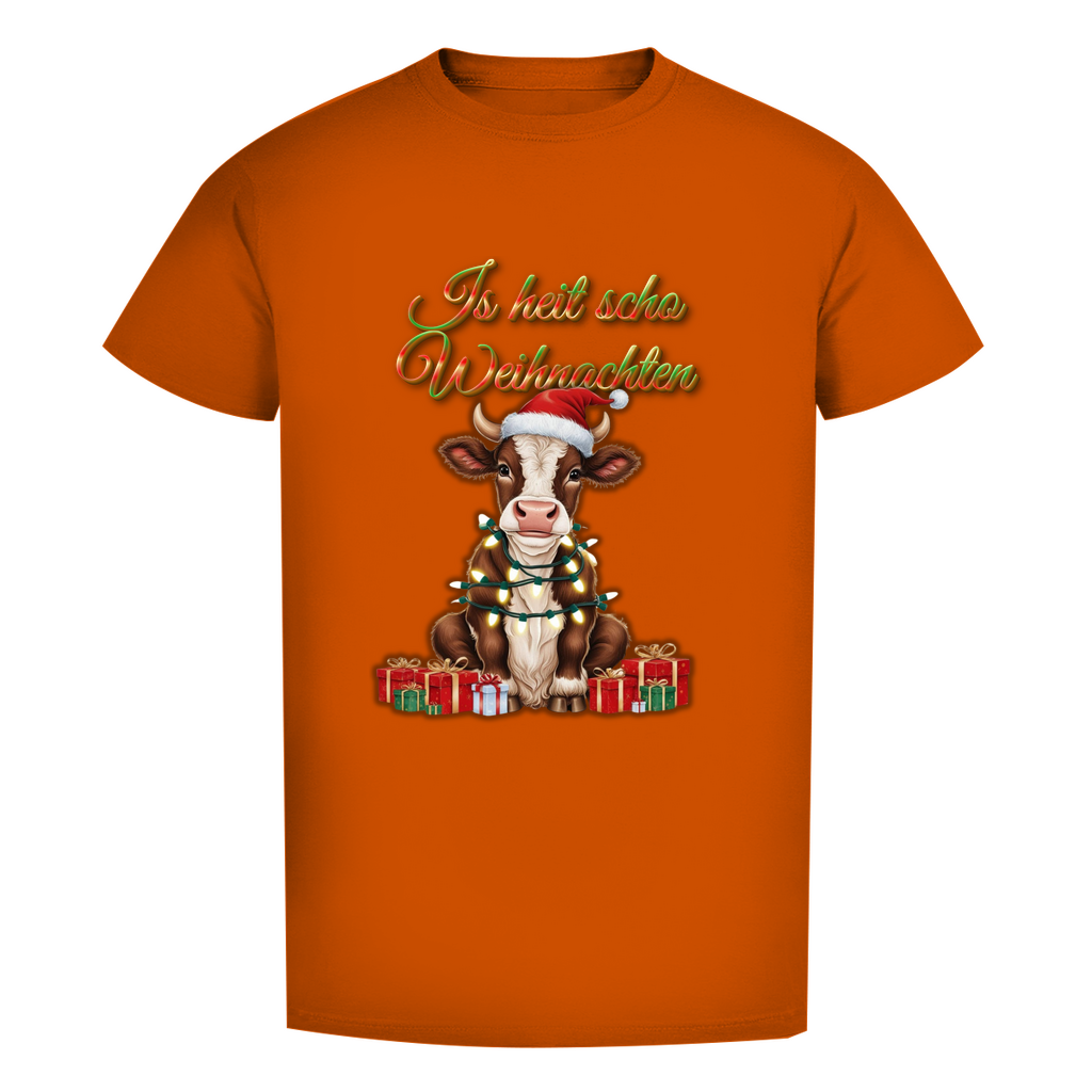 Herren Premium Bio T-Shirt Is heit scho Weihnachten