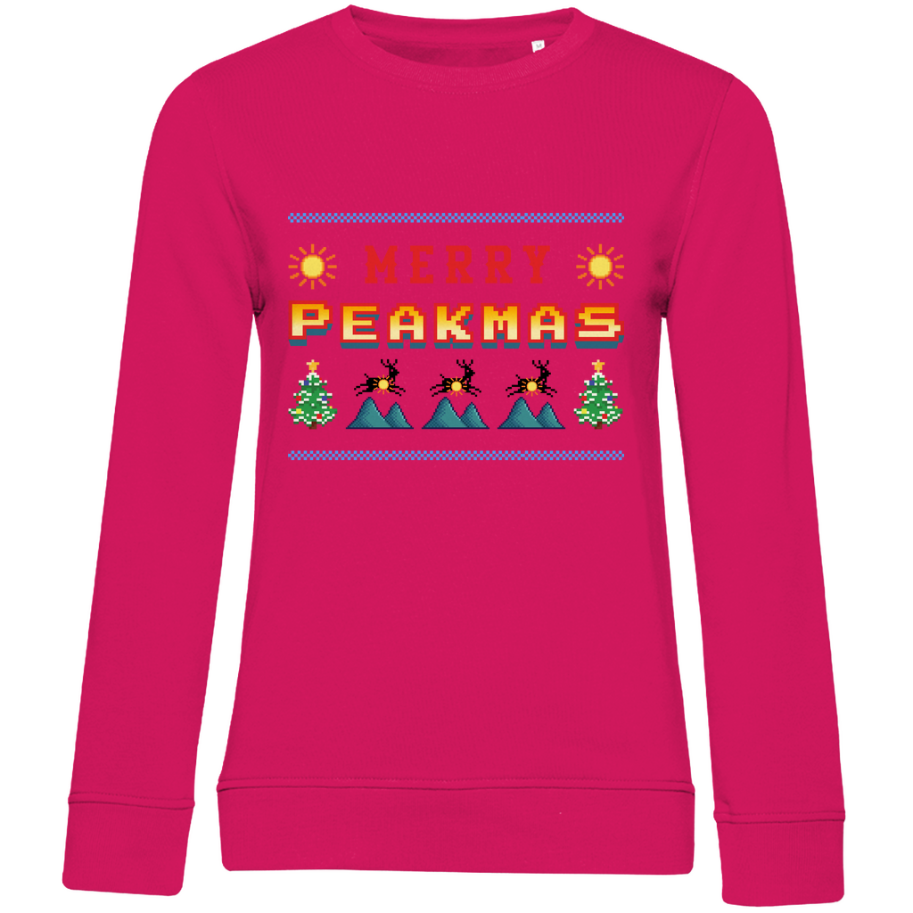 Damen Premium Bio Sweatshirt Merry Peakmas