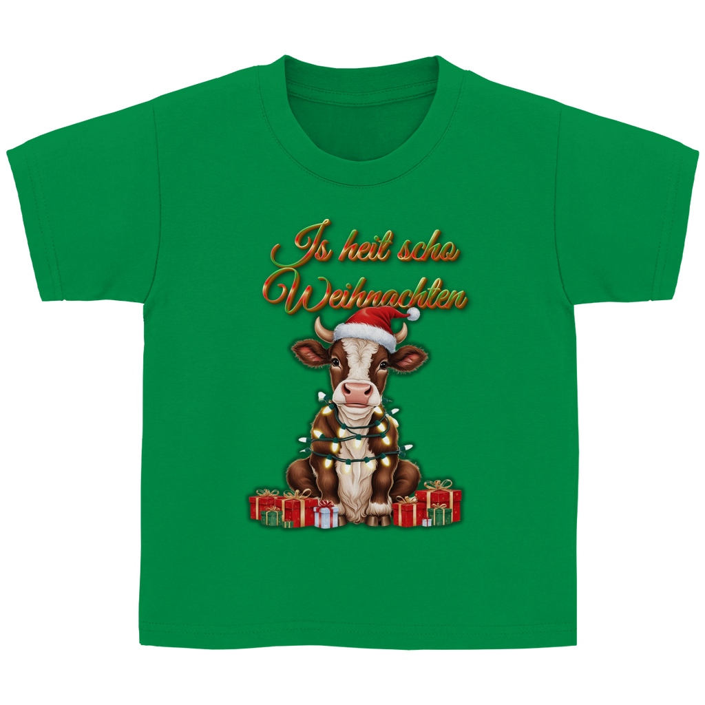 Kinder Basic T-Shirt Is heit scho Weihnachten