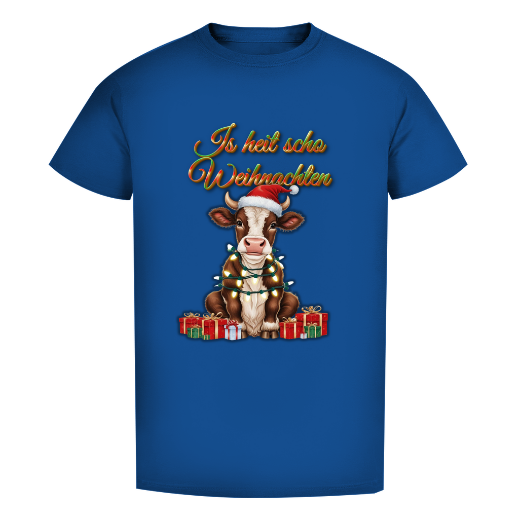 Herren Premium Bio T-Shirt Is heit scho Weihnachten