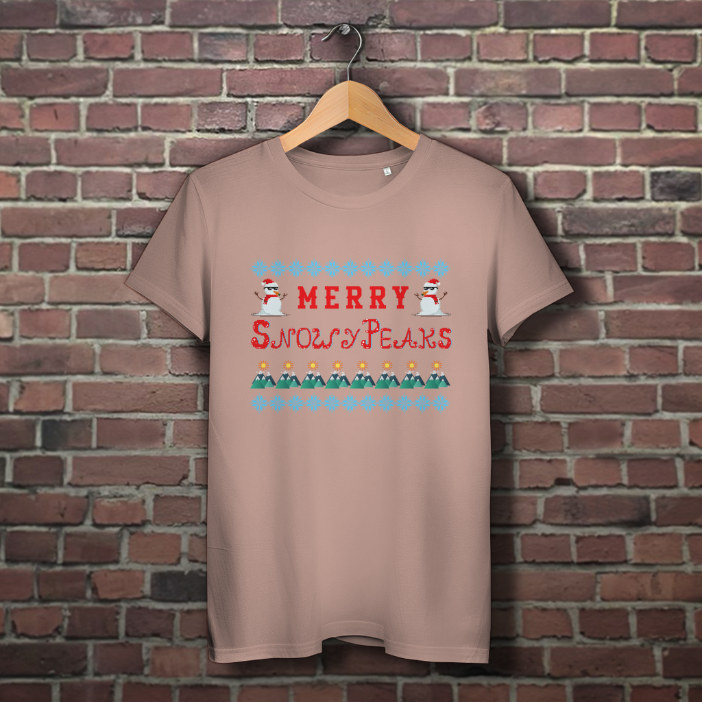 Damen Premium Bio T-Shirt Snowy Peaks