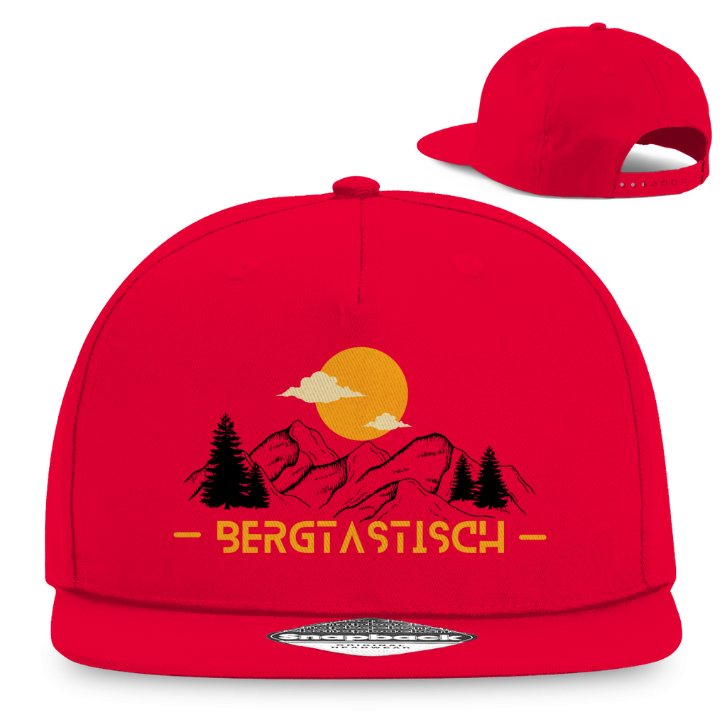 Snapback Rapper Cap Bergtastisch
