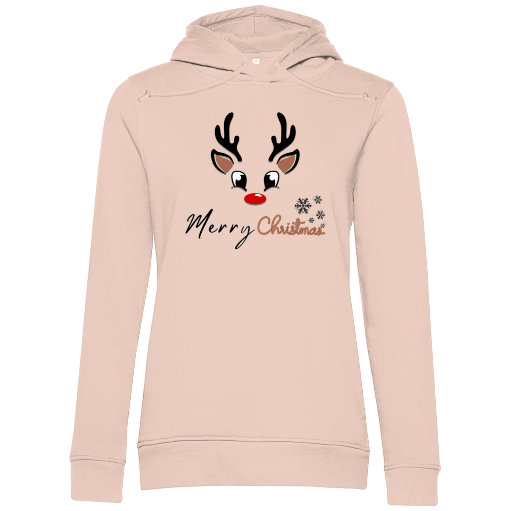 Damen Premium Bio Hoodie Merry Christmas