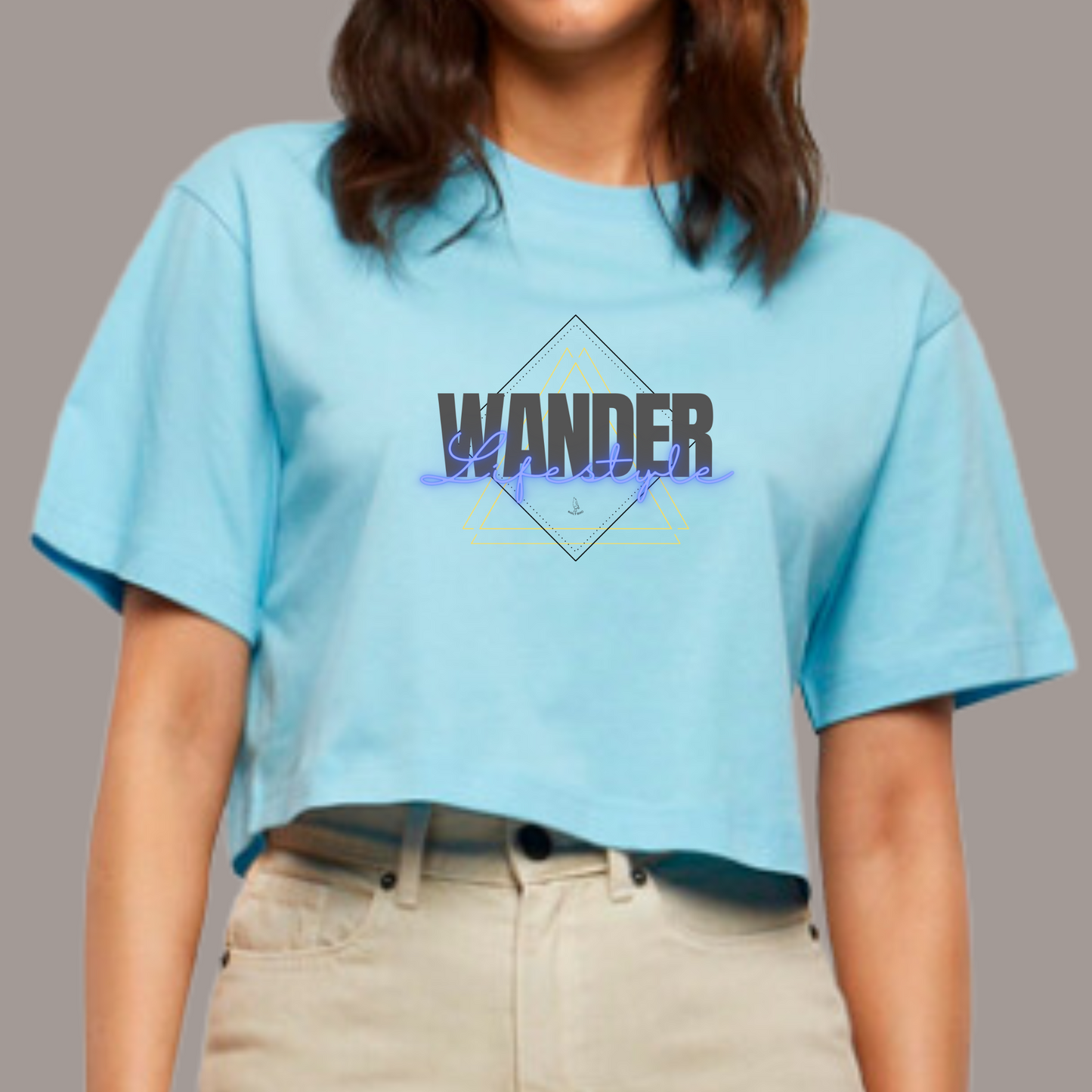 Damen Oversize Crop Top Wander Lifestyle