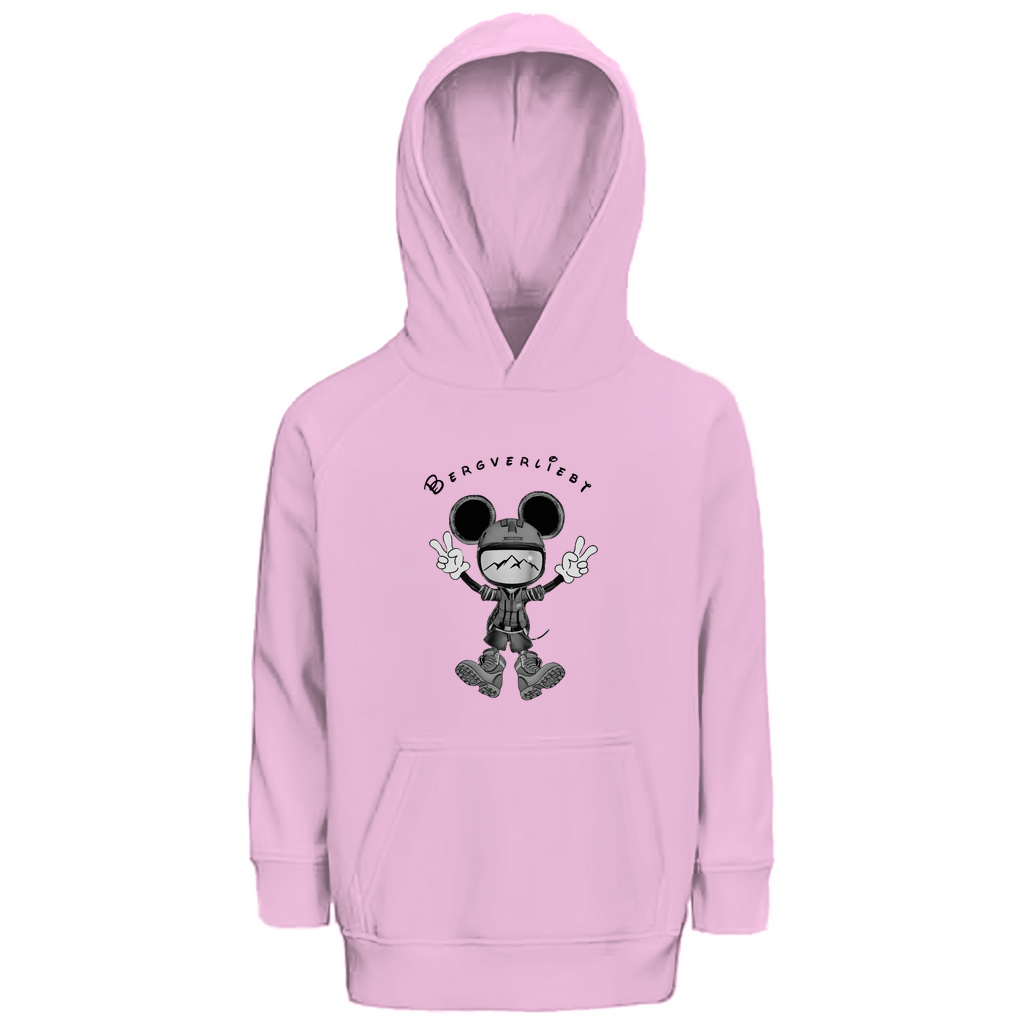 Kinder Premium Bio Hoodie Bergverliebt Maus