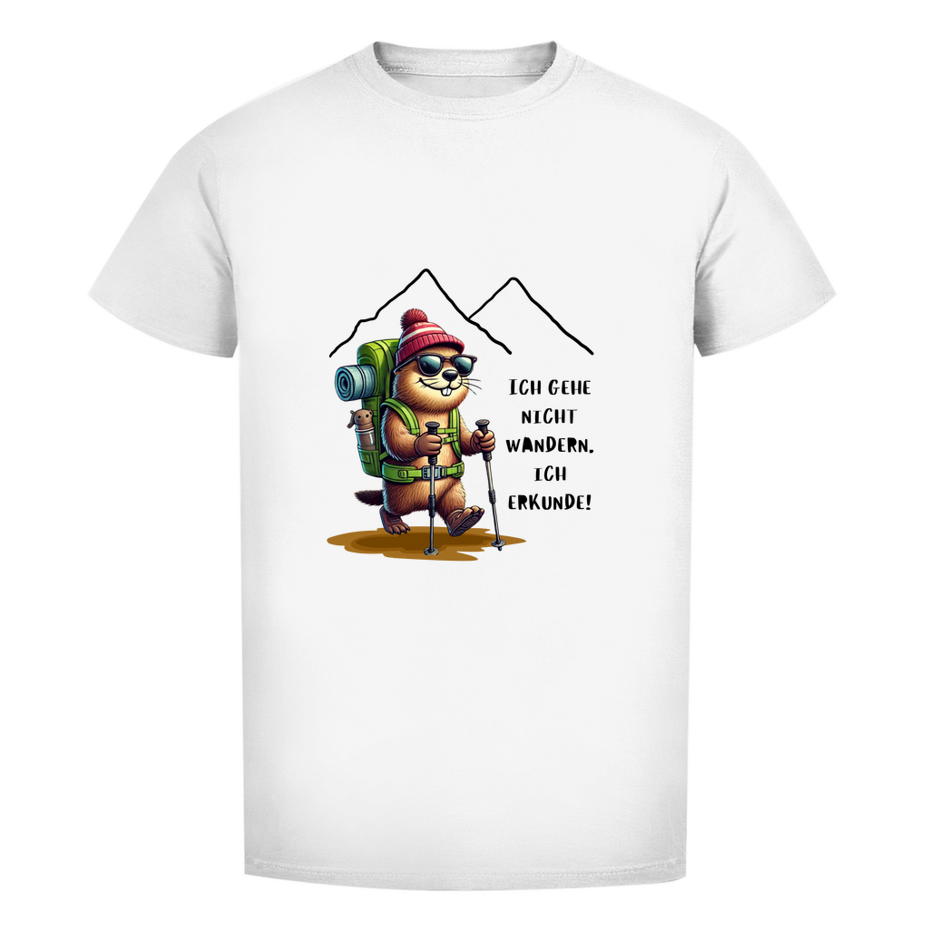 Herren Premium Bio T-Shirt Ich erkunde...
