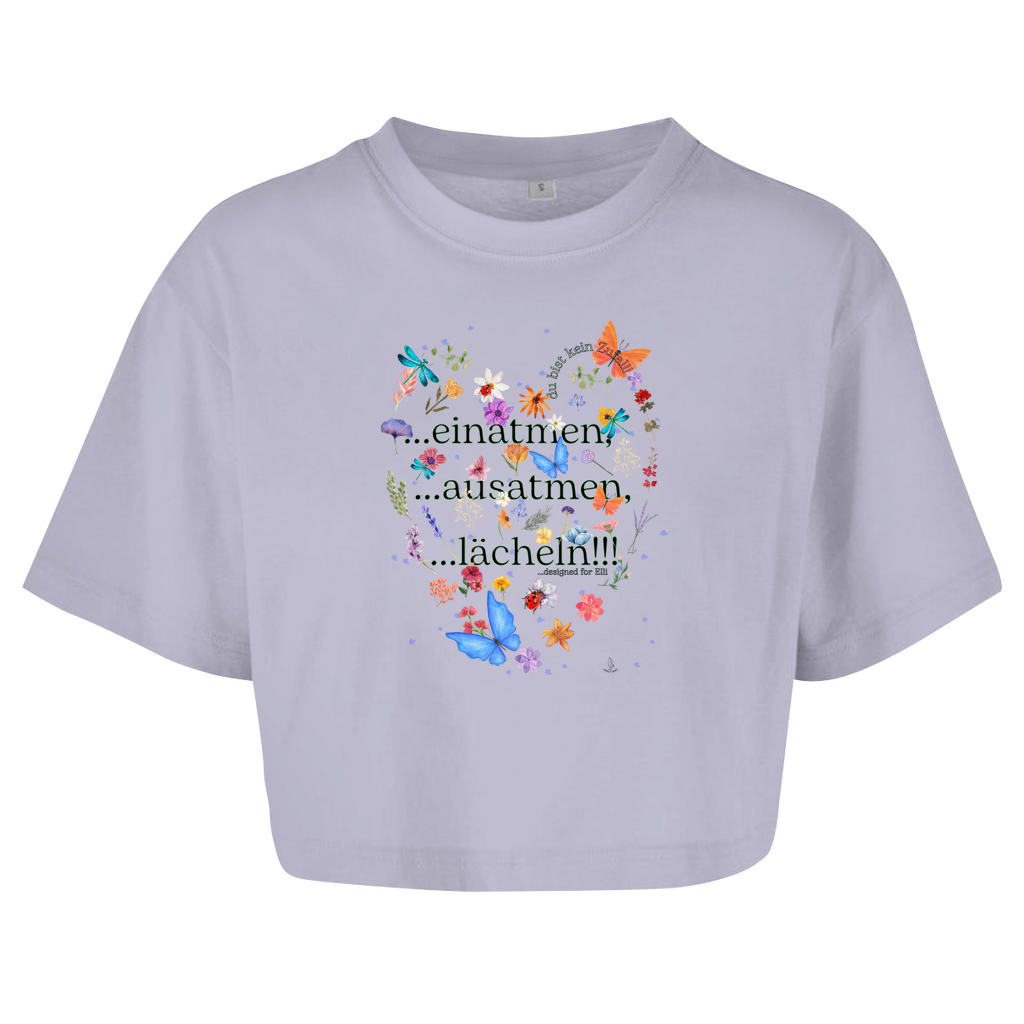 Damen Oversize Crop Top Elli's Design