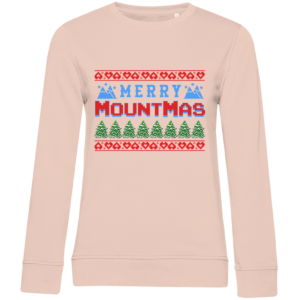 Damen Premium Bio Sweatshirt Merry Mountmas