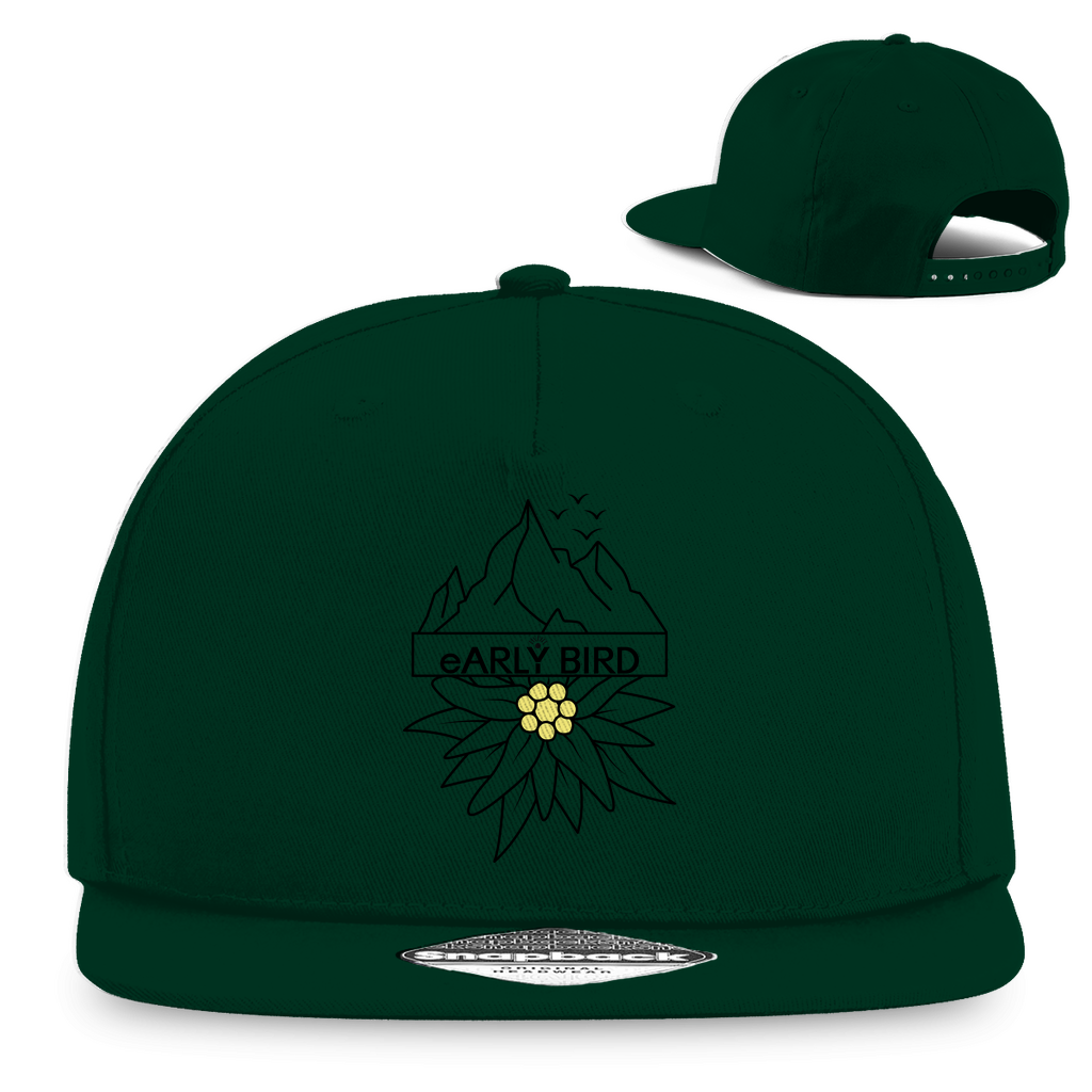 Snapback Rapper Cap Edelweiß