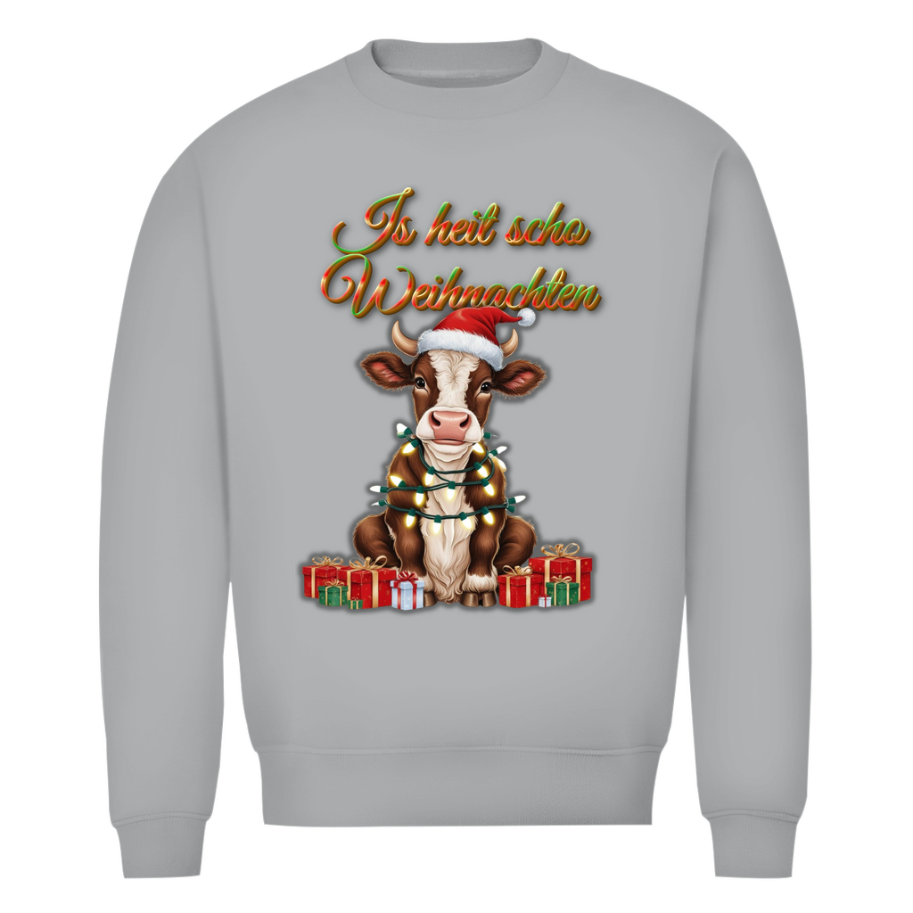 Herren Premium Bio Sweatshirt Is heit scho Weihnachten