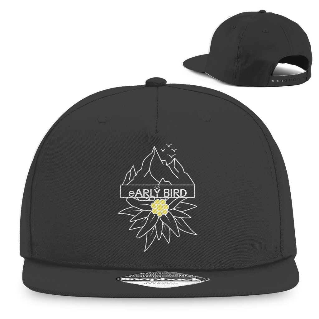 Snapback Rapper Cap Edelweiß