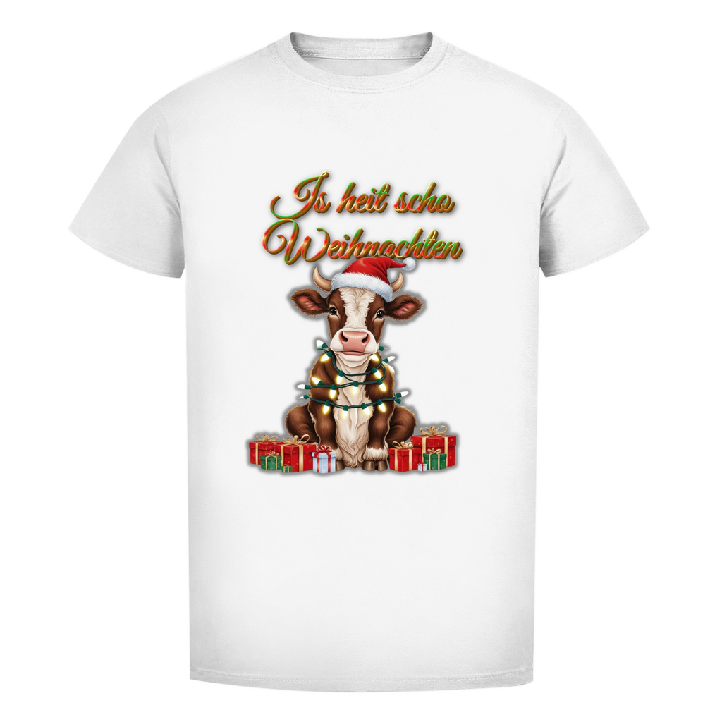 Herren Premium Bio T-Shirt Is heit scho Weihnachten