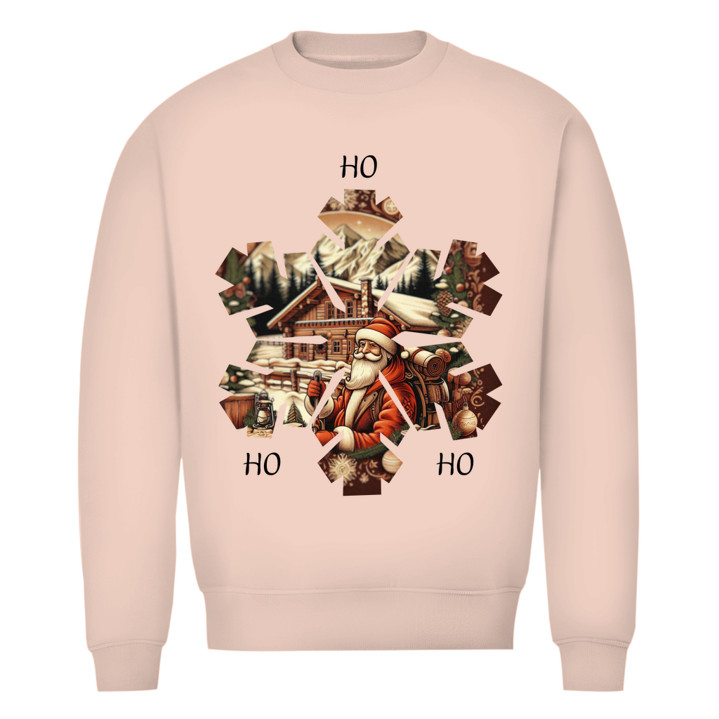 Herren Premium Bio Sweatshirt Ho Ho Ho