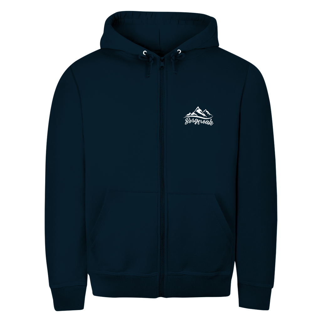 Herren Zipper Hoodie Bergfreak