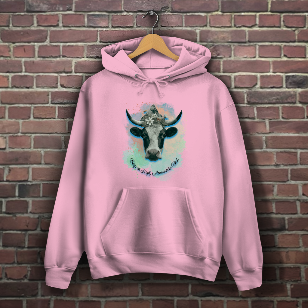 Damen Hoodie Berge im Kopf