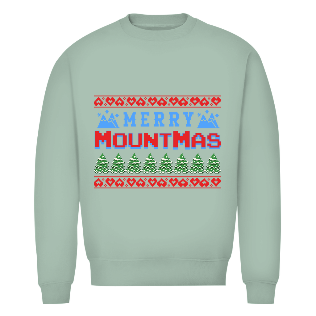 Herren Premium Bio Sweatshirt Merry Mountmas