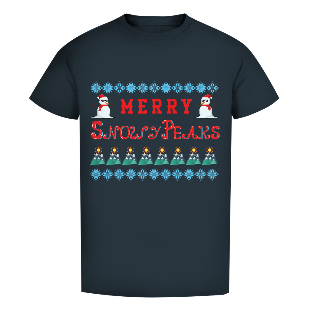 Herren Premium Bio T-Shirt Snowy Peaks