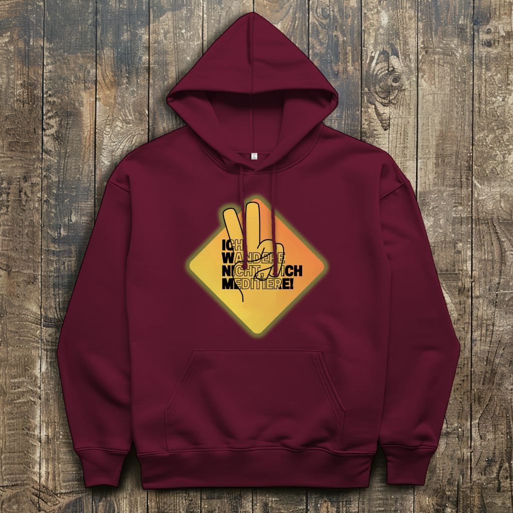 Herren Hoodie Ich meditiere