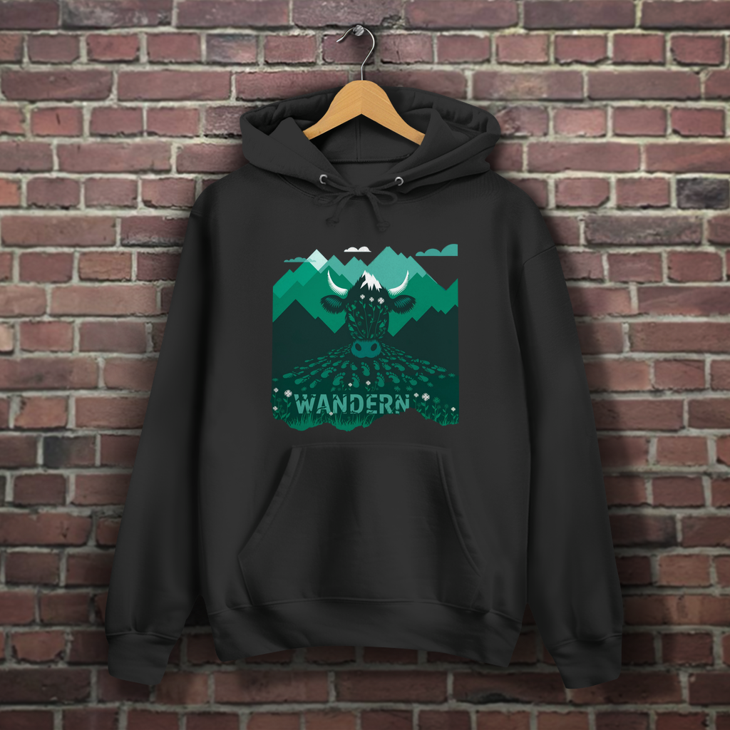 Damen Hoodie Wander-Cow