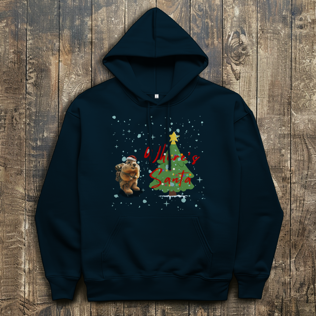 Herren Hoodie Where's Santa