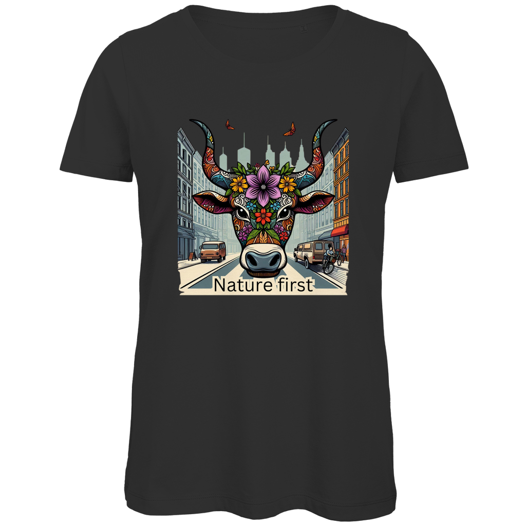 Damen Premium Bio T-Shirt Nature first