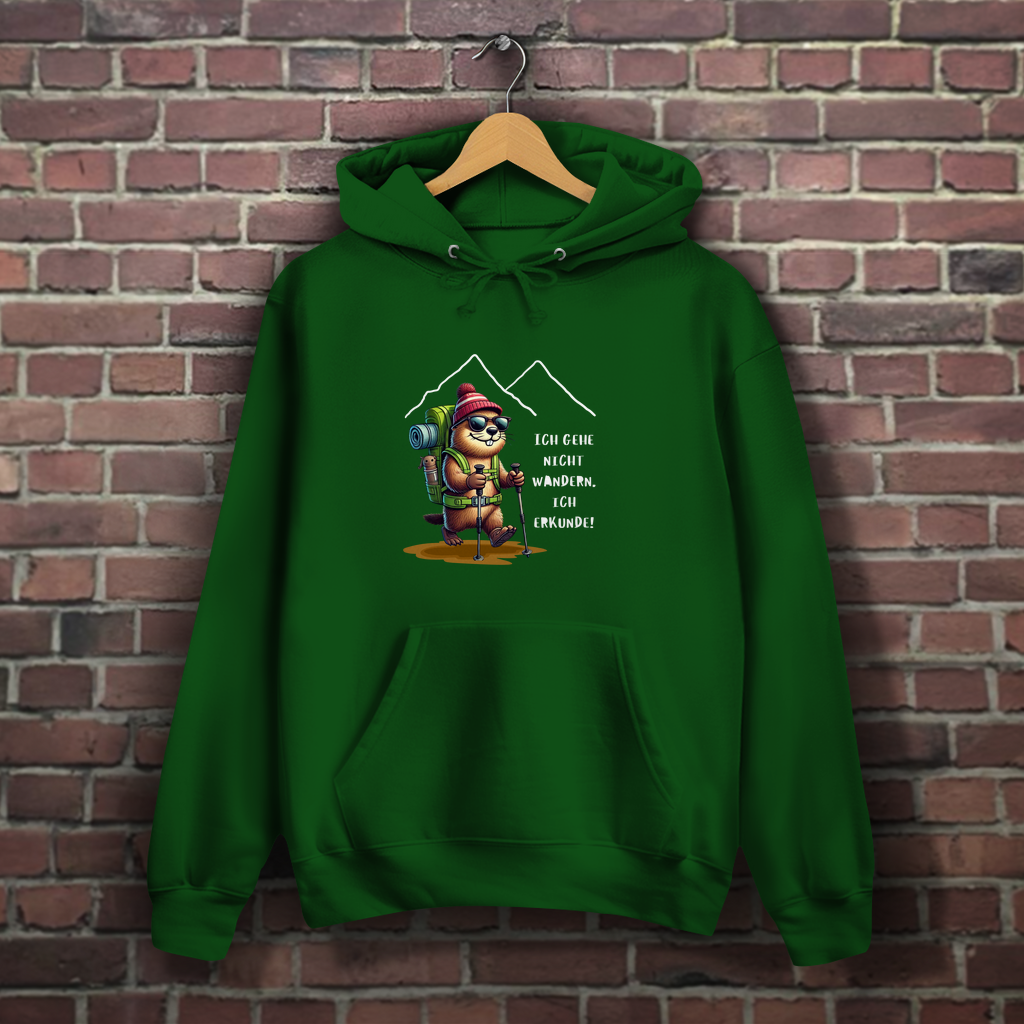 Damen Hoodie Ich erkunde...