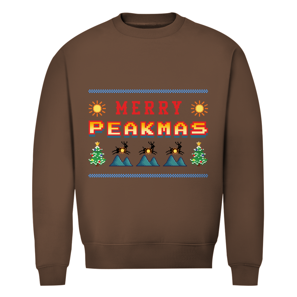 Herren Premium Bio Sweatshirt Merry Peakmas