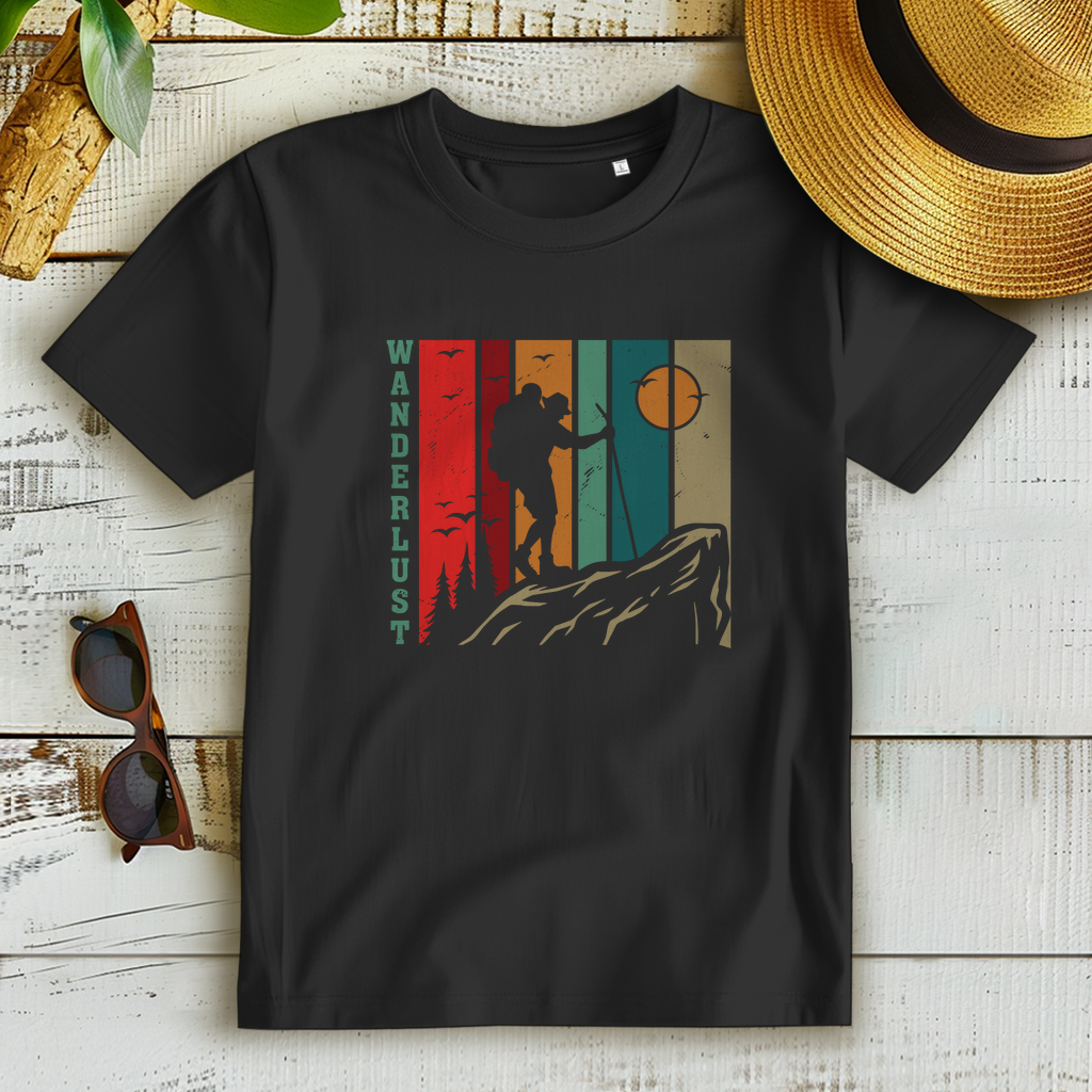 Damen Premium Bio T-Shirt Bergsteiger retro