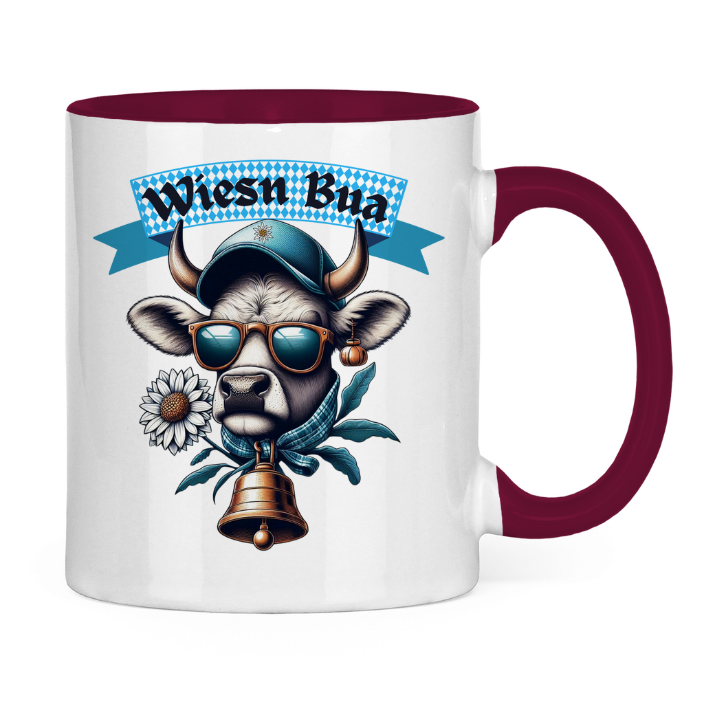 Tasse zweifarbig Wiesn Bua