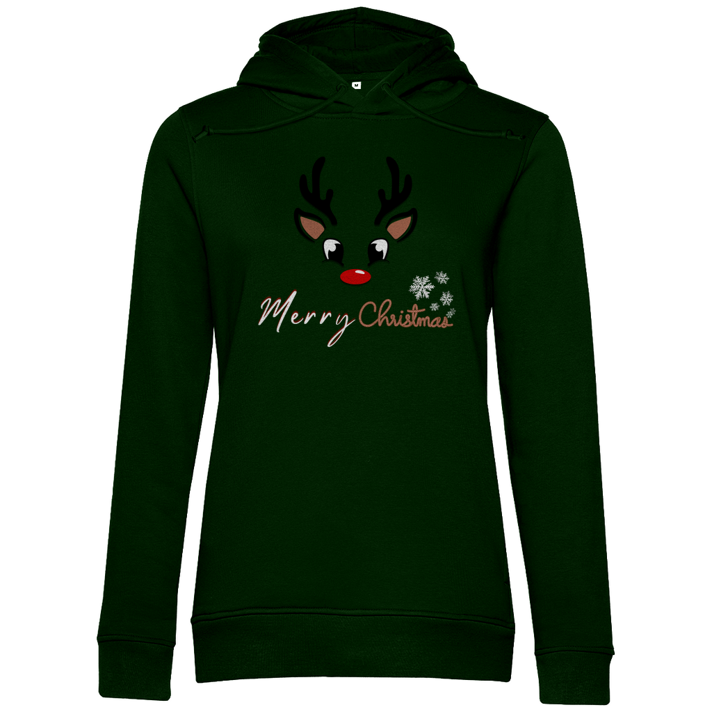 Damen Premium Bio Hoodie Merry Christmas