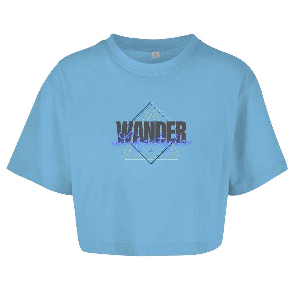 Damen Oversize Crop Top Wander Lifestyle