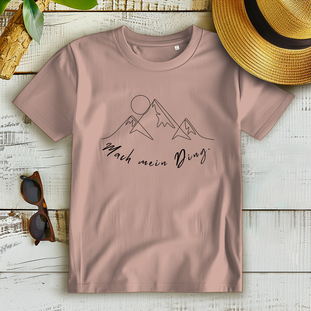 Damen Premium Bio T-Shirt Mach mein Ding