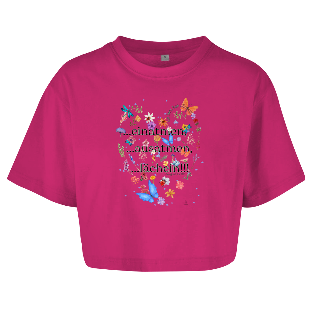 Damen Oversize Crop Top Elli's Design