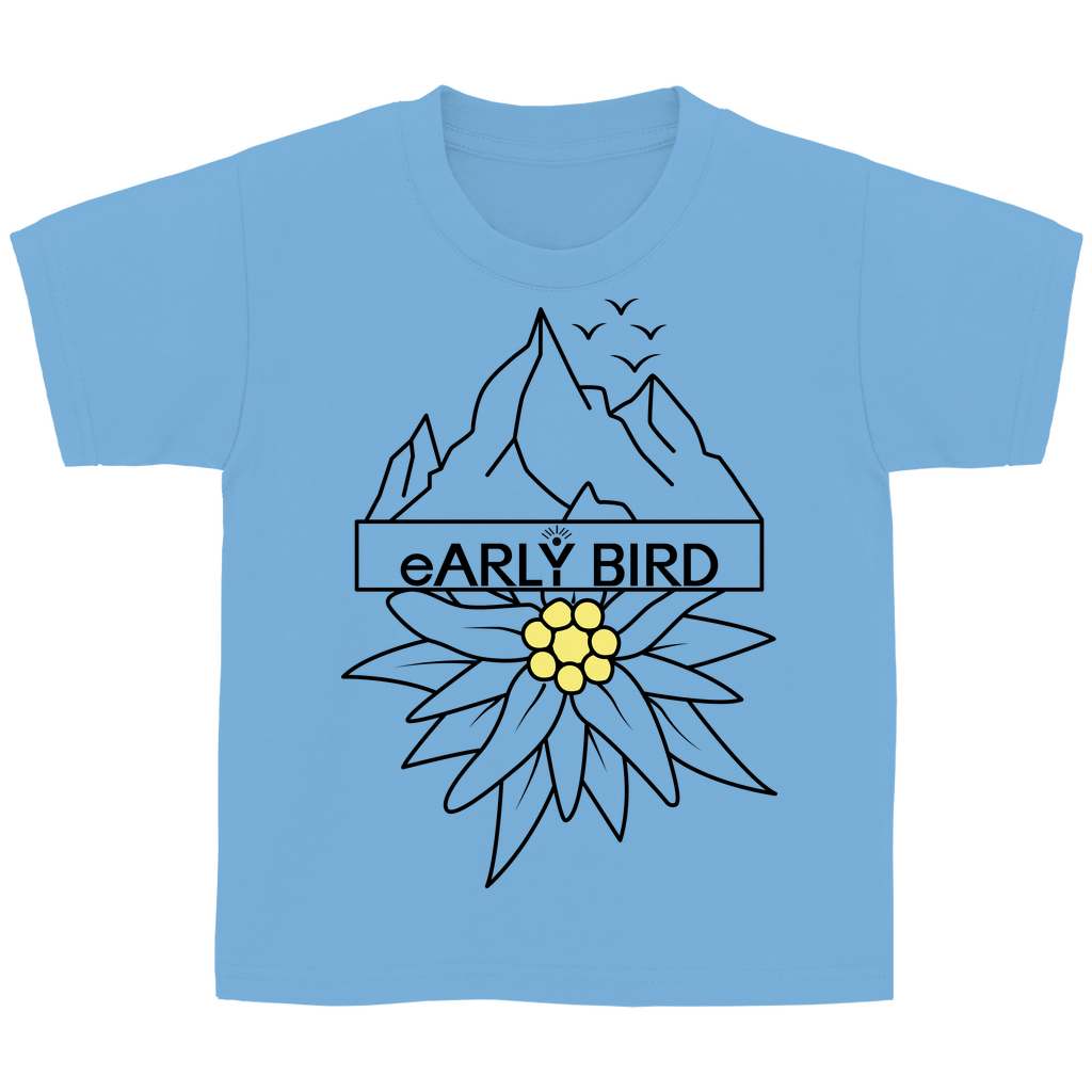 Kinder Basic T-Shirt Edelweiß