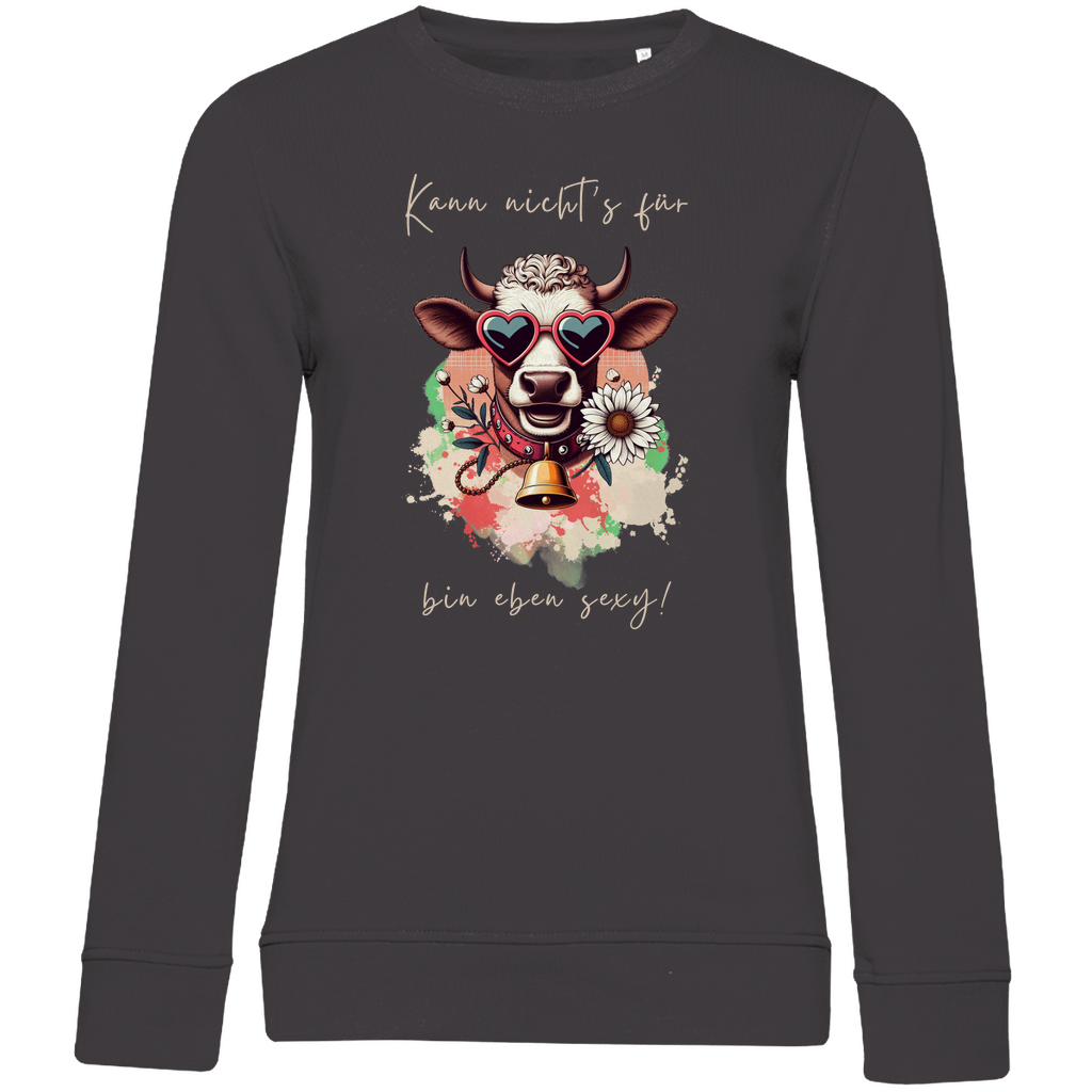 Damen Premium Bio Sweatshirt Bin eben sexy