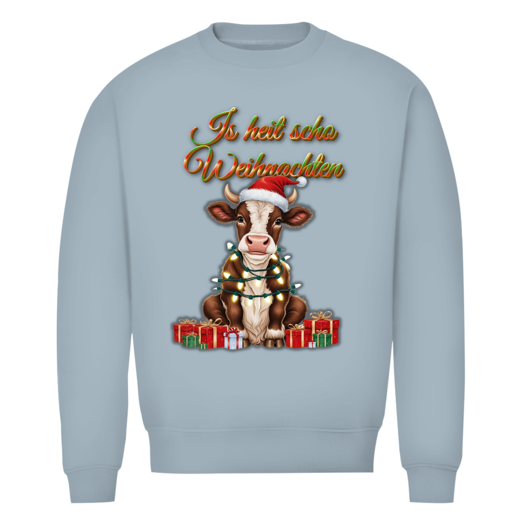 Herren Premium Bio Sweatshirt Is heit scho Weihnachten
