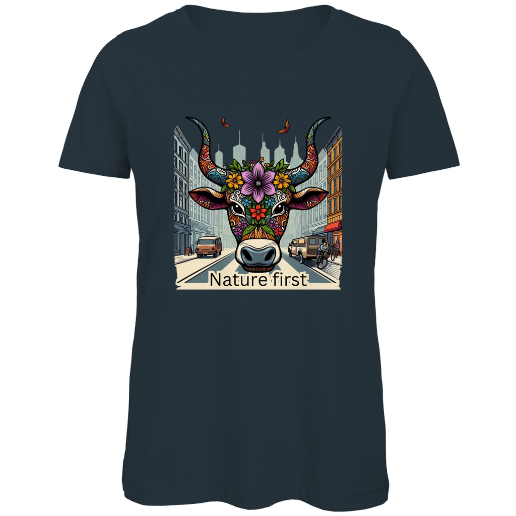 Damen Premium Bio T-Shirt Nature first