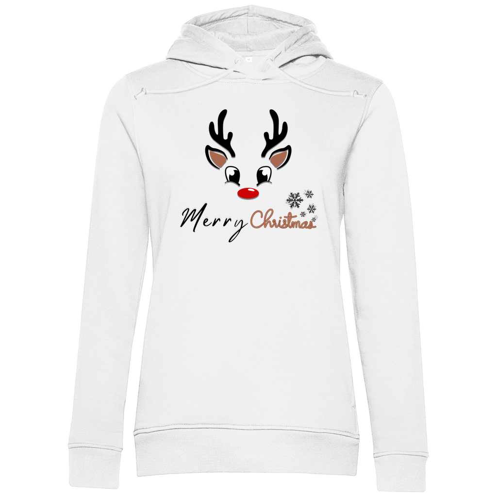 Damen Premium Bio Hoodie Merry Christmas