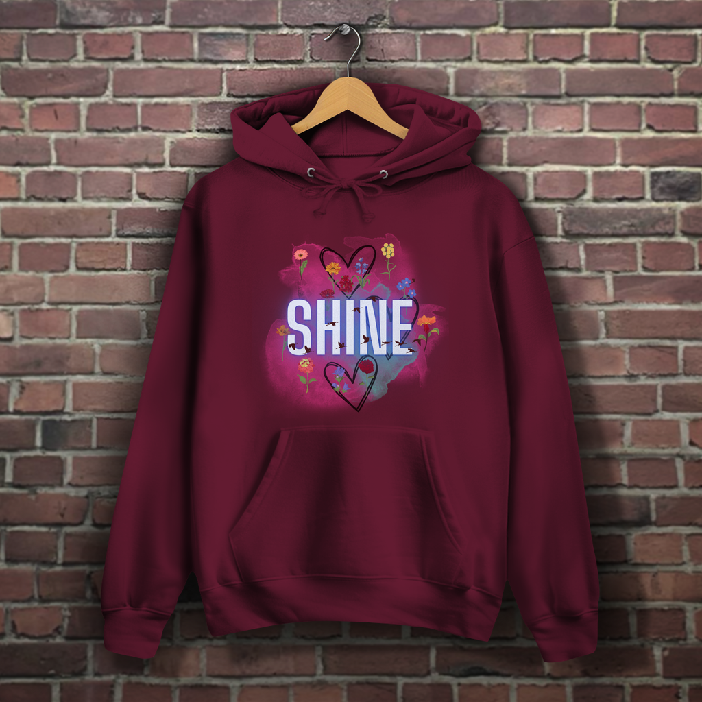 Damen Hoodie Shine