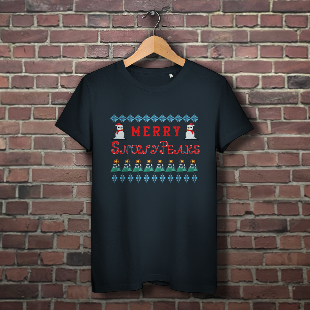Damen Premium Bio T-Shirt Snowy Peaks