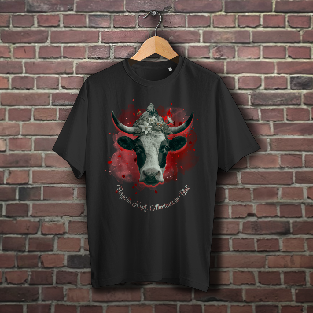Oversize T-Shirt Berge im Kopf