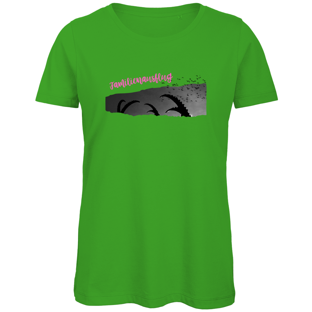 Damen Premium Bio T-Shirt Familienausflug
