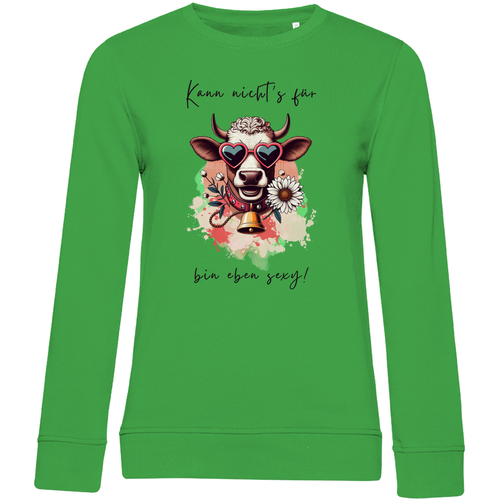 Damen Premium Bio Sweatshirt Bin eben sexy