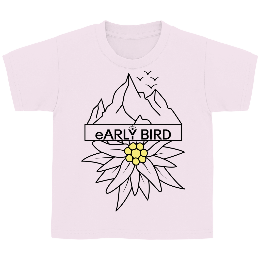 Kinder Basic T-Shirt Edelweiß