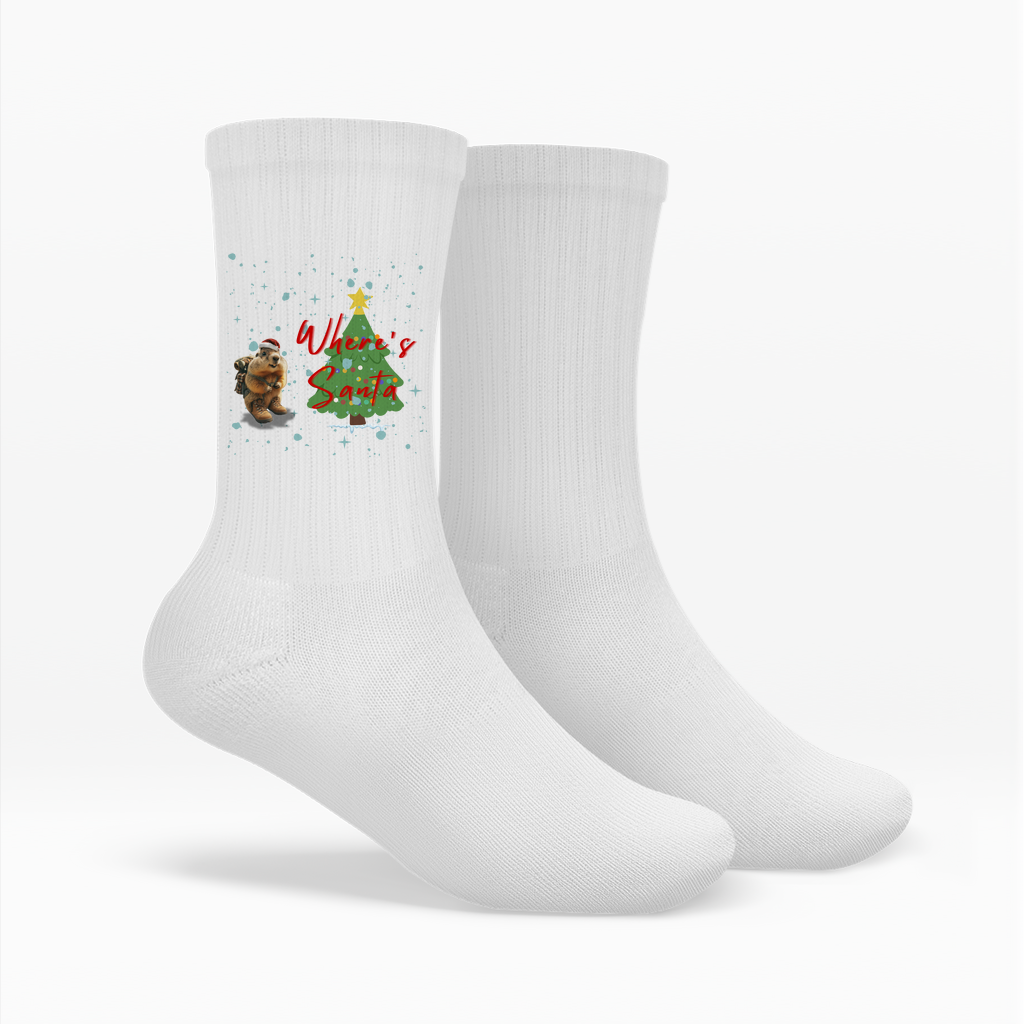 Socken Where's Santa