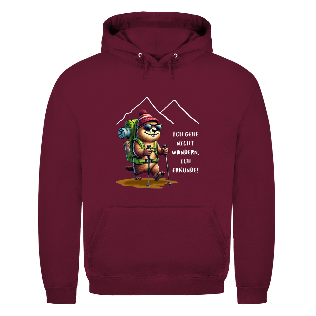 Herren Hoodie Ich erkunde...