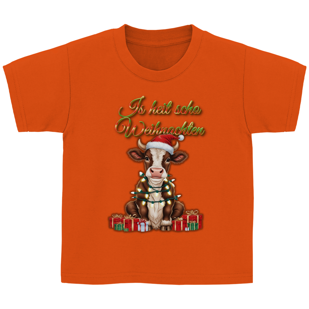 Kinder Basic T-Shirt Is heit scho Weihnachten