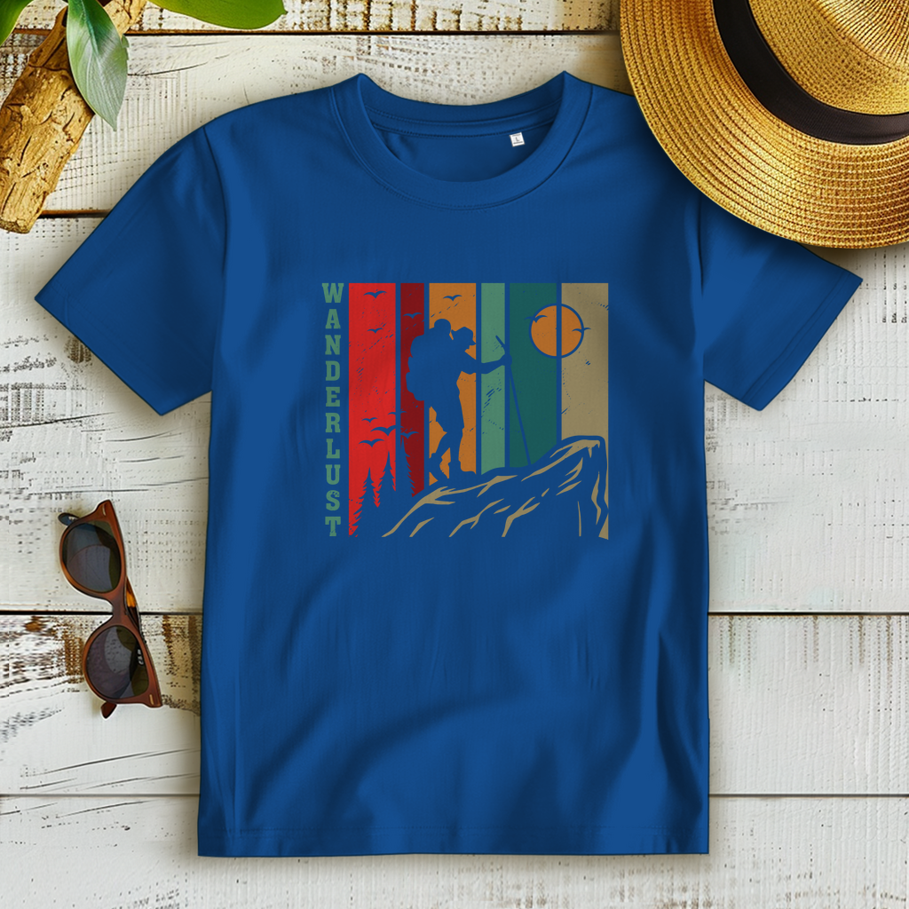 Damen Premium Bio T-Shirt Bergsteiger retro